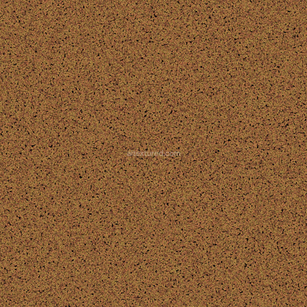 Seamless PBR texture of scattered leaves in earthy tones