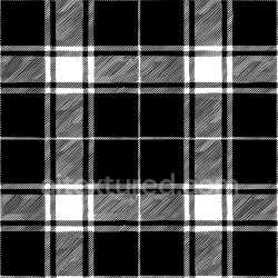 seamless Seamless 3D PBR texture of black and white plaid fabric with linear hatching pattern texture 8k free download PBR
