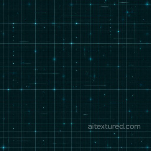 Synthetic Techno Grid Seamless Texture seamless Sci-fi PBR texture