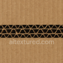 seamless Cardboard Corrugated Cross Section texture 1024x1024 free download PBR