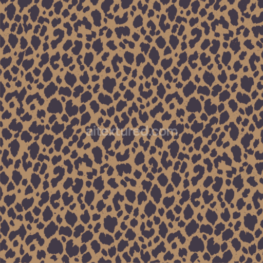 Seamless 3D PBR Leopard Print Fabric Texture in Classic Brown and Black Pattern