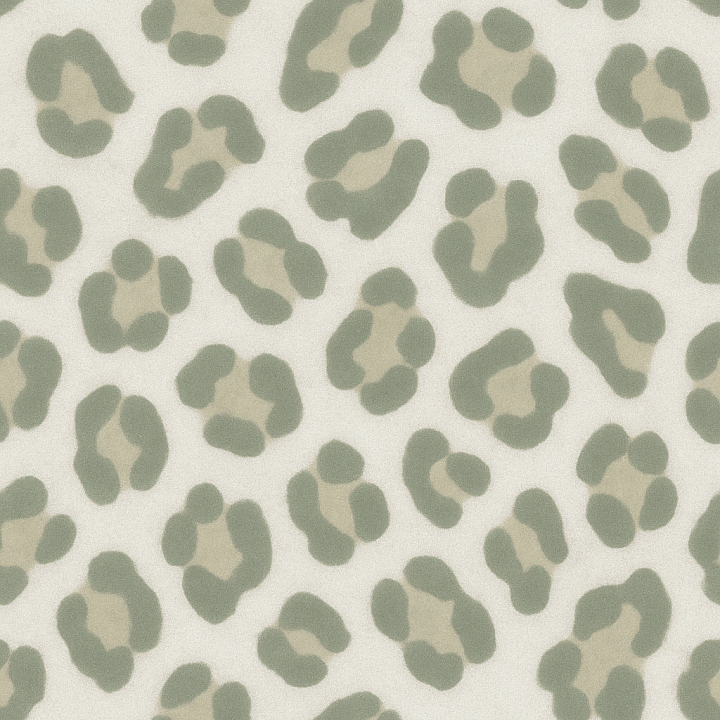 Snow White Leopard Spots Camouflage Fabric seamless PBR texture preview