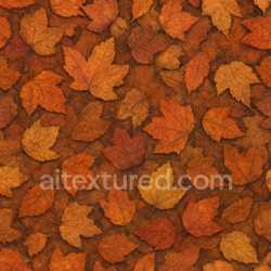 seamless Coarse Autumn Leaves Texture Seamless texture 8k free download PBR