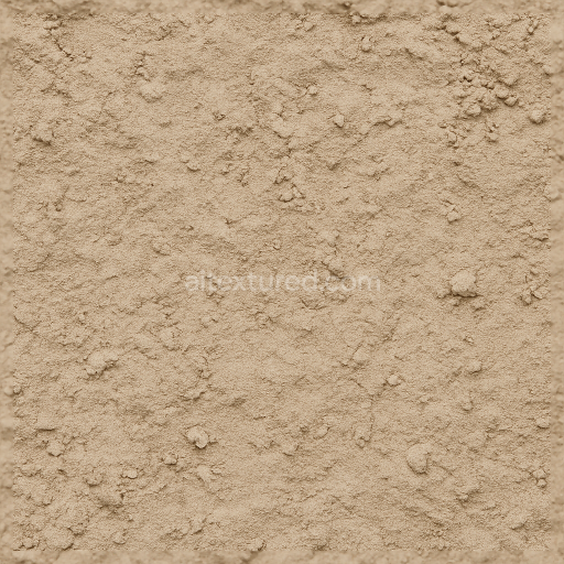 Seamless 3d texture pbr 8k of sandy beach sand with salt flats and dry soil patches
