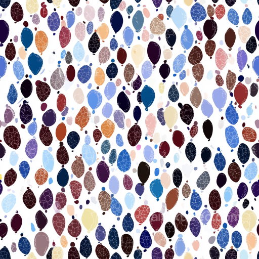 Mosaic PBR Texture Featuring Colorful Rounded Stone Chips with Cracked Patterns seamless Mosaic PBR texture