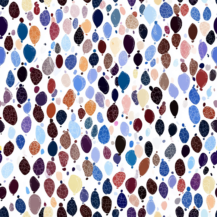 Mosaic Featuring Colorful Rounded Stone Chips with Cracked Patterns seamless PBR texture preview