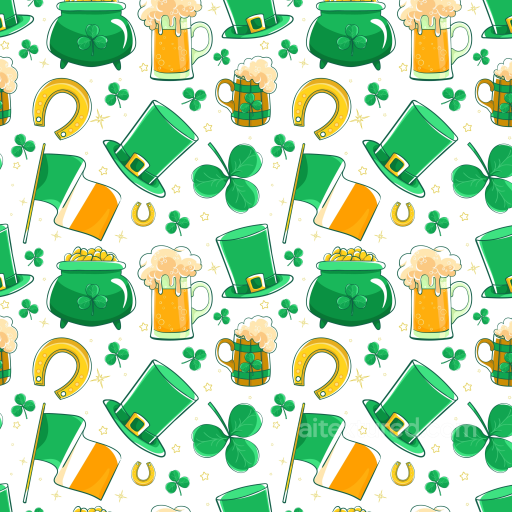 Digital Paper Texture with St seamless St patrick digital paper bundle PBR texture