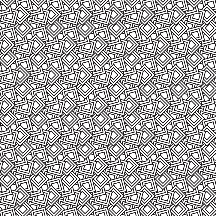Geometric Black and White Line Pattern seamless PBR texture preview