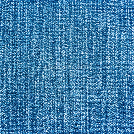Seamless 3D cracked denim fabric PBR texture with fine abrasion details and blue hues