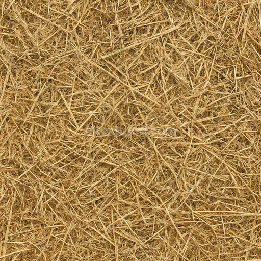 Natural Farm Hay Seamless Texture
