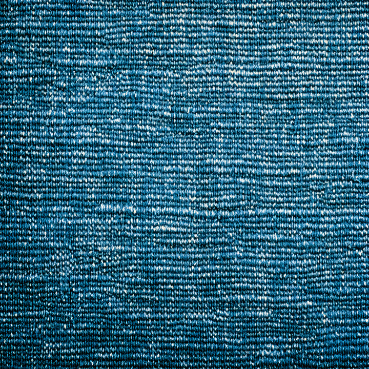 Cracked Denim Fabric with Small Holes and Worn Blue Surface seamless PBR texture preview