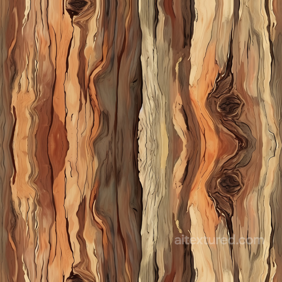 Reclaimed Wood Planks PBR Texture with Rustic Knots and Varied Grain Wood texture preview