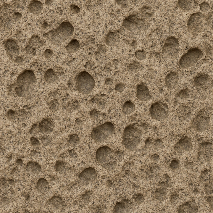 Eroded Granite seamless PBR texture preview
