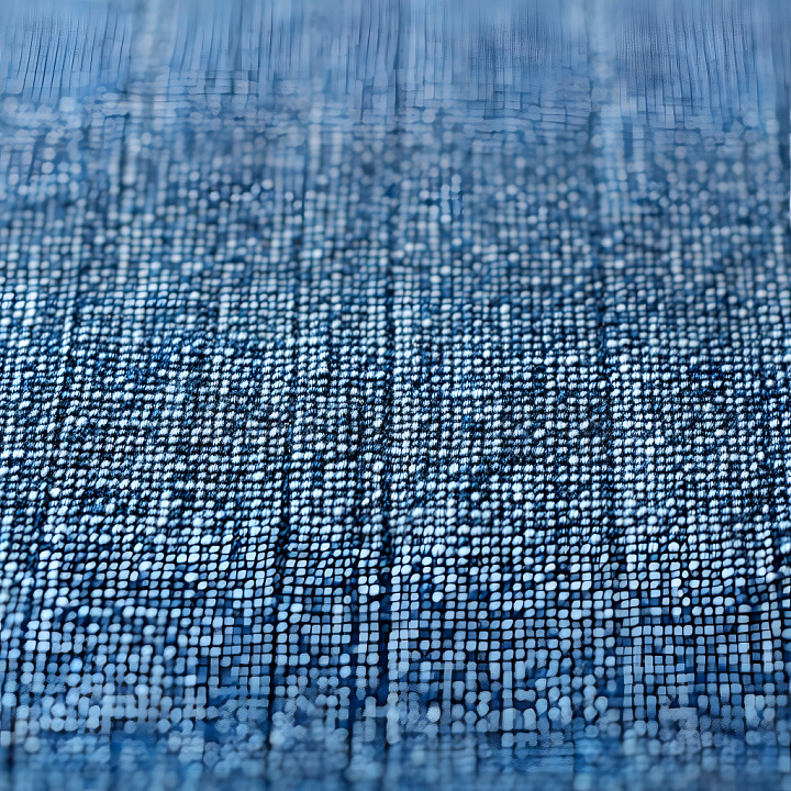 Cracked Denim Fabric with Detailed Weave and Splitting Threads seamless PBR texture preview