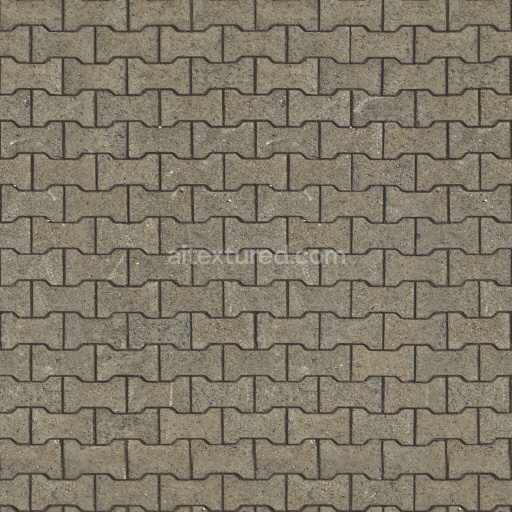 Paving Stones Seamless Tileable Pbr Texture Realistic Concrete Gray Pattern