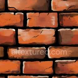 seamless Seamless 3D Cracked Red Brick Wall PBR Texture with Weathered Details texture 8k free download PBR