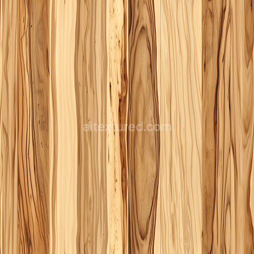Preview — Seamless 3D PBR Light Koa Wood Planks Texture with Natural Grain and Knots