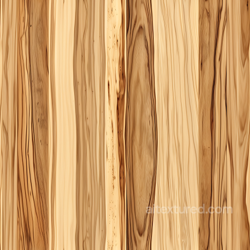 Light Koa Wood Planks Texture with Natural Grain and Knots seamless Wood PBR texture