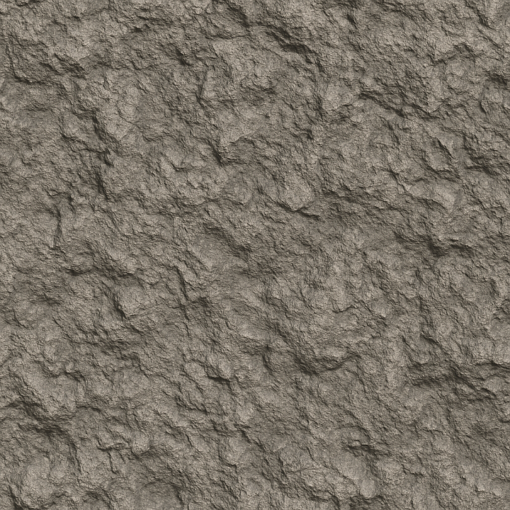 Rough Stone seamless PBR texture preview