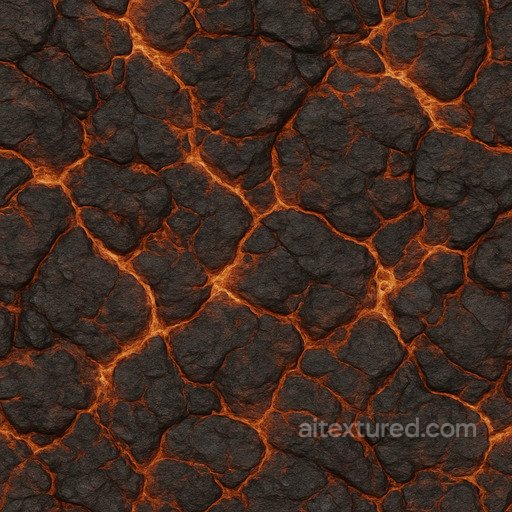 Lava - Ancient Molten Surface Texture texture preview