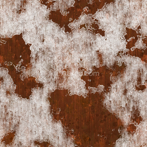 Painted Metal Rust Weathered Grunge Seamless Pbr Texture Rough Distressed