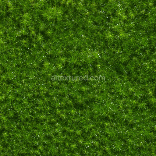 Shiny Forest Moss Texture Seamless 1024X1024