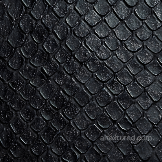 Of Detailed Black Reptilian Scaled Skin Skin texture preview