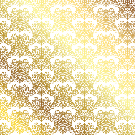 with Ornamental White and Gold Damask Pattern White & Gold texture preview