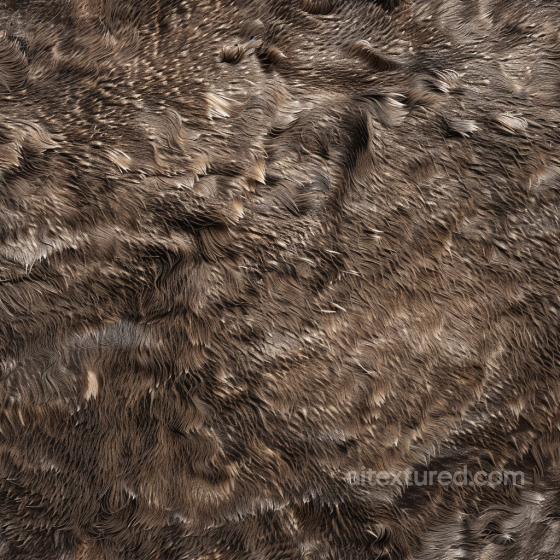 Fur Leather PBR Texture with Realistic Hair Detail and Natural Brown Tones Leather texture preview