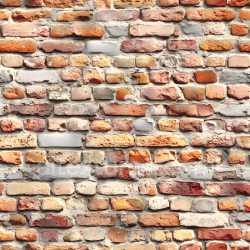 seamless Seamless 3D Cracked Brick Wall PBR Texture with Weathered Color Variation and Rough Surface texture 8k free download PBR