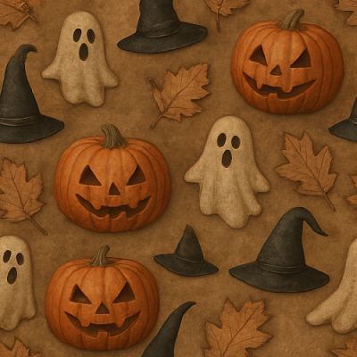 Creating and Using Vintage Halloween Seamless PBR Textures for Immersive 3D Projects