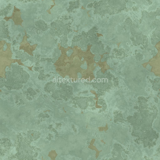 Green Concrete Peeling Wall Texture with Peeled Paint | Free PBR