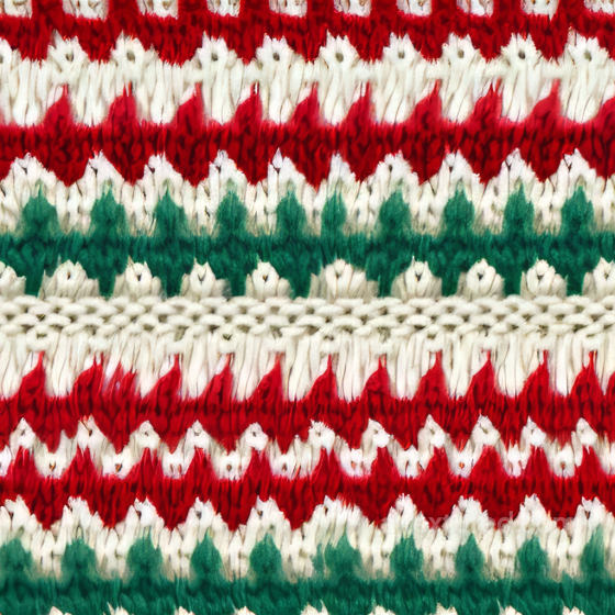 Knitted Christmas Fabric Texture with Red, Green, and White Pattern All Christmas Digital paper texture preview