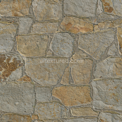 Bricks Seamless Tileable Pbr Texture Stone Rough Realistic Weathered Architectural