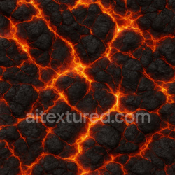 seamless Photorealistic Magma Texture texture 1024x1024 free download PBR