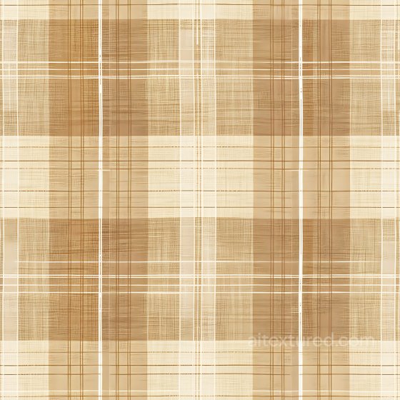 Beige Plaid Fabric Seamless Texture with Fine Woven Pattern Plaid texture preview