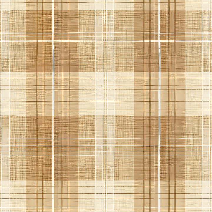Beige Plaid Fabric with Fine Woven Pattern seamless PBR texture preview
