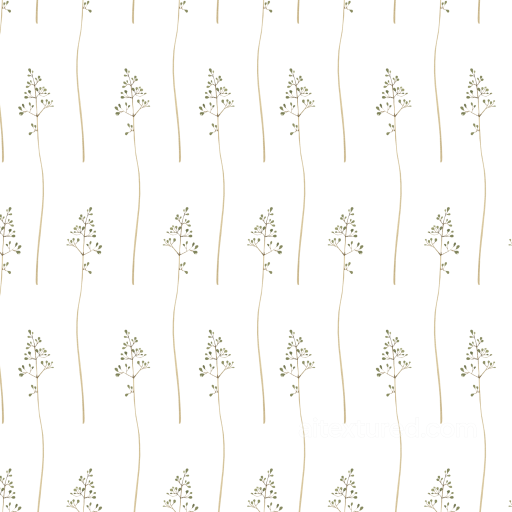Delicate Watercolor Greenery Pattern on White Seamless Texture seamless watercolor greenery PBR texture