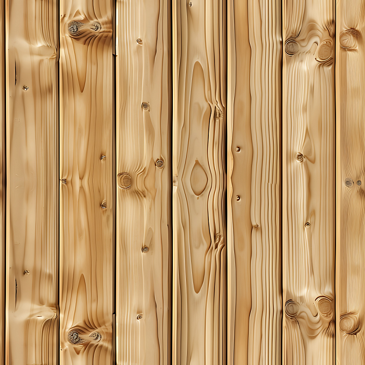 Pine Wood Planks Featuring Natural Knots and Grain seamless PBR texture preview