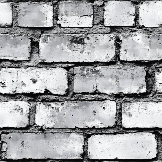 Cracked White Painted Brick Wall Texture with Worn Surface Brick texture preview