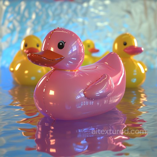 Inflated Pink Vinyl Panels with Quilted Seams Texture seamless Inflated PBR texture