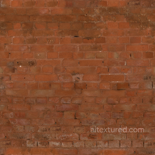 Broken Brick Wall - Weathered Broken Brick Brick Wall Bricks seamless Brick PBR texture