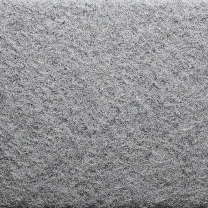 Gray Wool Felt With Dense, Soft Fiber Surface seamless PBR texture preview