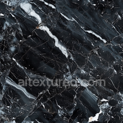 seamless Seamless 3D Black Marble PBR Texture with Bold White Veins and Polished Finish texture 8k free download PBR