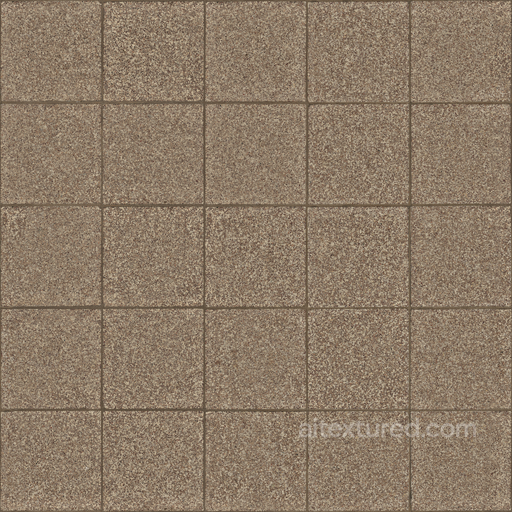 Stone Embedded Tiles - Tiles Outdoor Albedo Normal Roughness seamless Stone PBR texture