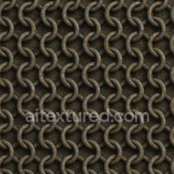 seamless Seamless 3D Texture 8K PBR Chainmail With 4 in 1 Chain Weave And Aged Iron Finish texture 8k free download PBR