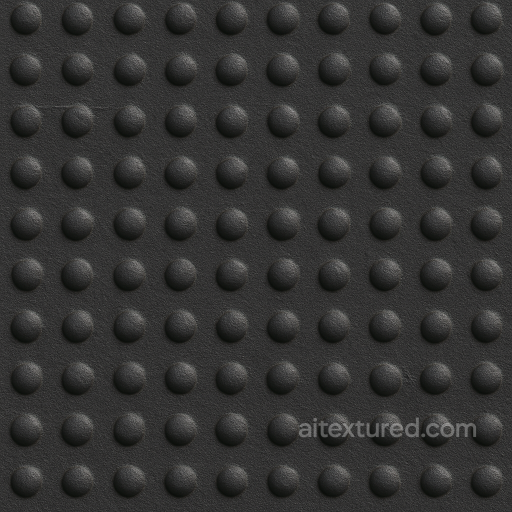Tactile Plate With Raised Bumps And Matte Black Finish seamless Tactile Plate PBR texture