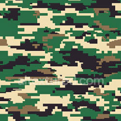 seamless Seamless 3D Digital Woodland Camouflage PBR Texture with Pixelated Blocks texture 8k free download PBR