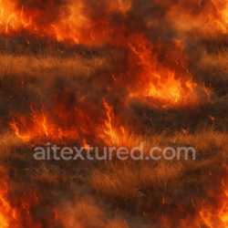 seamless Burning Savanna Texture texture 8k free download PBR