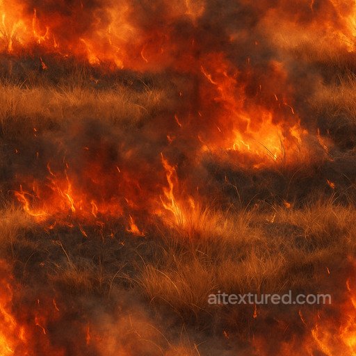 Burning Savanna Texture seamless Grass PBR texture